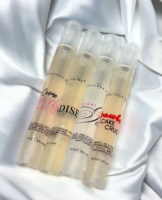 4 Sample Size Body Splashes