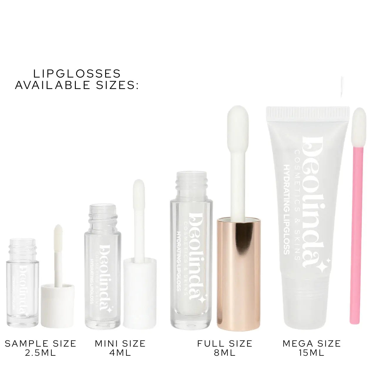 Lipglosses Sample Kit Deolinda Cosmetics & Skins ®