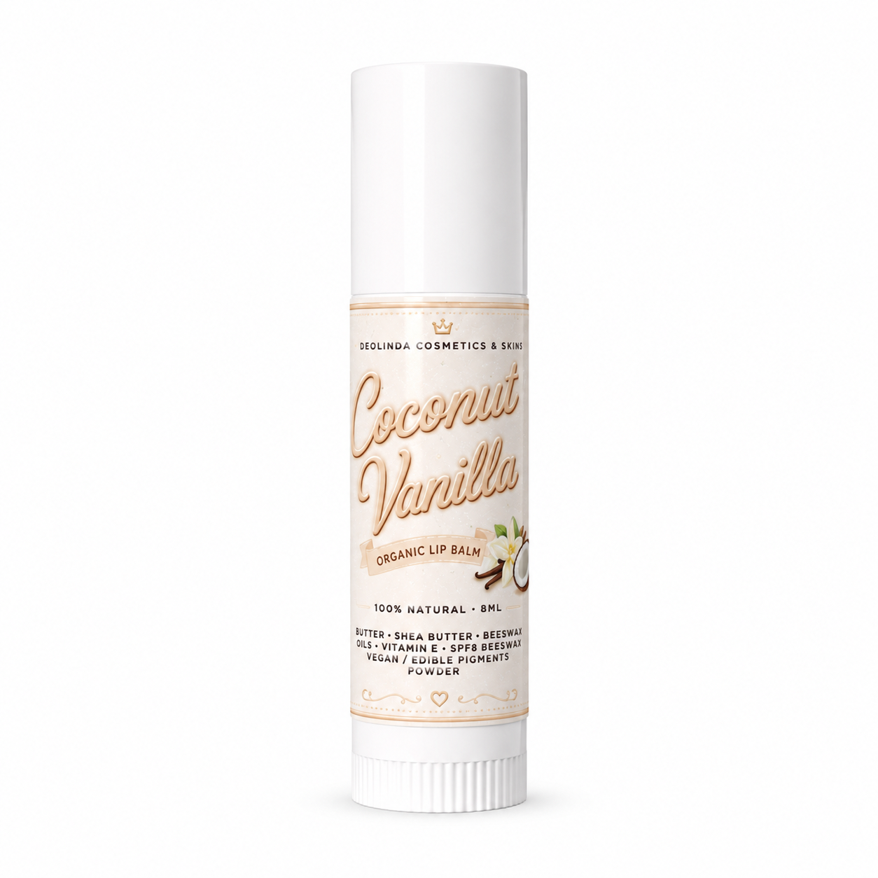 Coconut Vanilla - Lip Balm Deolinda Cosmetics & Skins ®