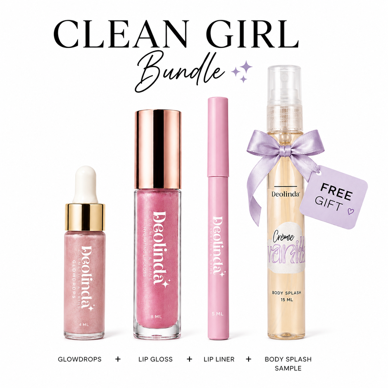 Clean Girl Kit Deolinda Cosmetics & Skins ®