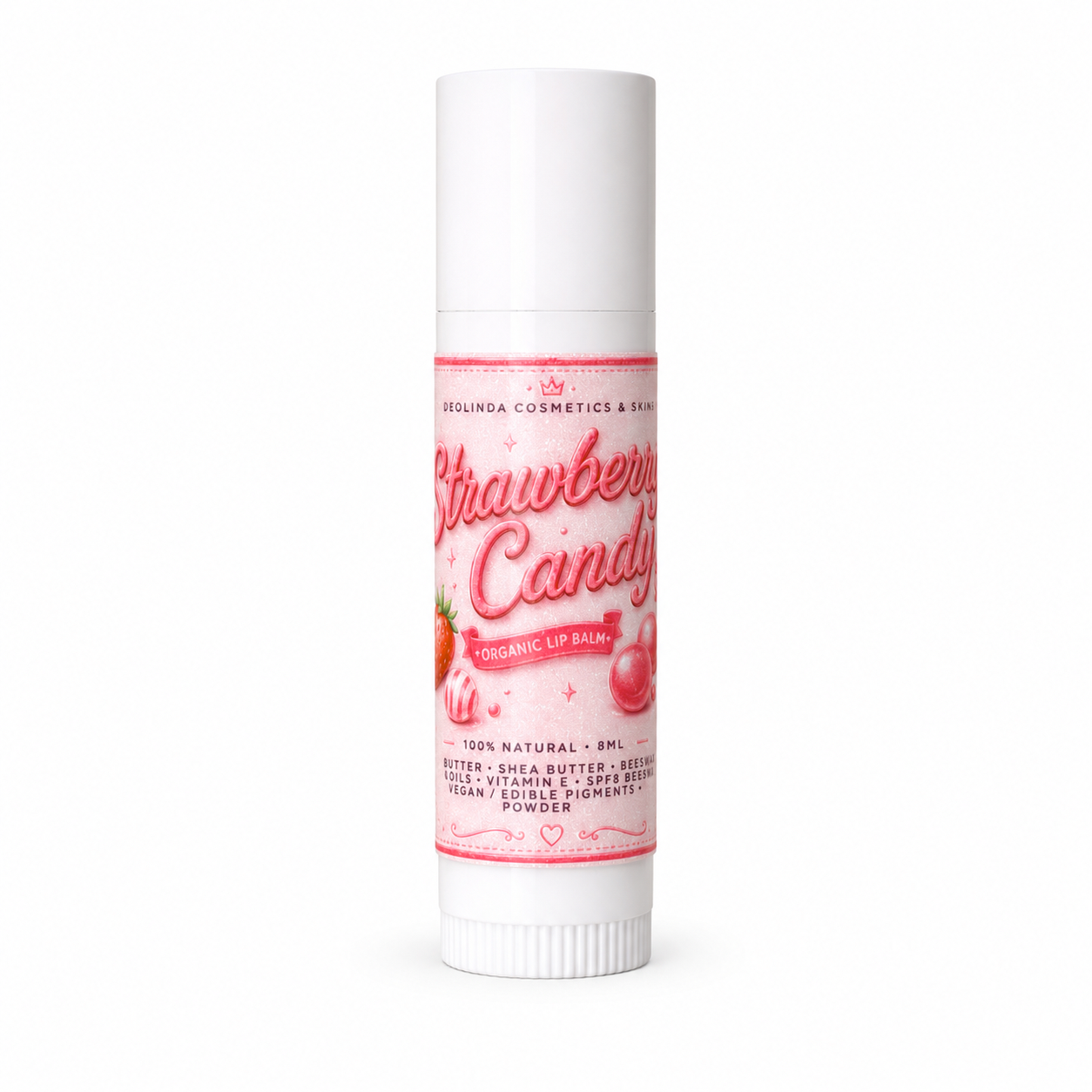 Strawberry Candy - Lip Balm Deolinda Cosmetics & Skins ®
