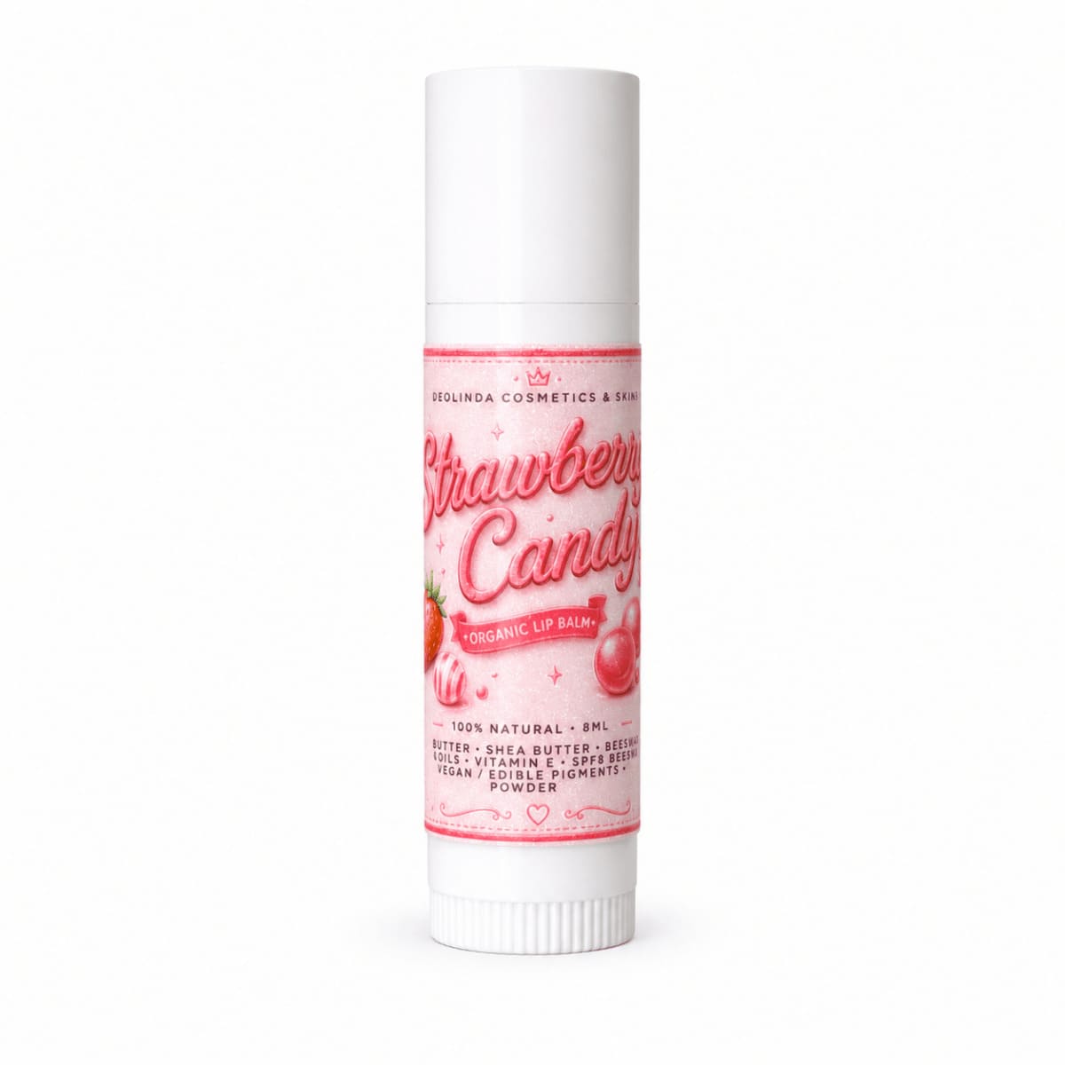 Strawberry Candy - Lip Balm - Deolinda Cosmetics & Skins ®